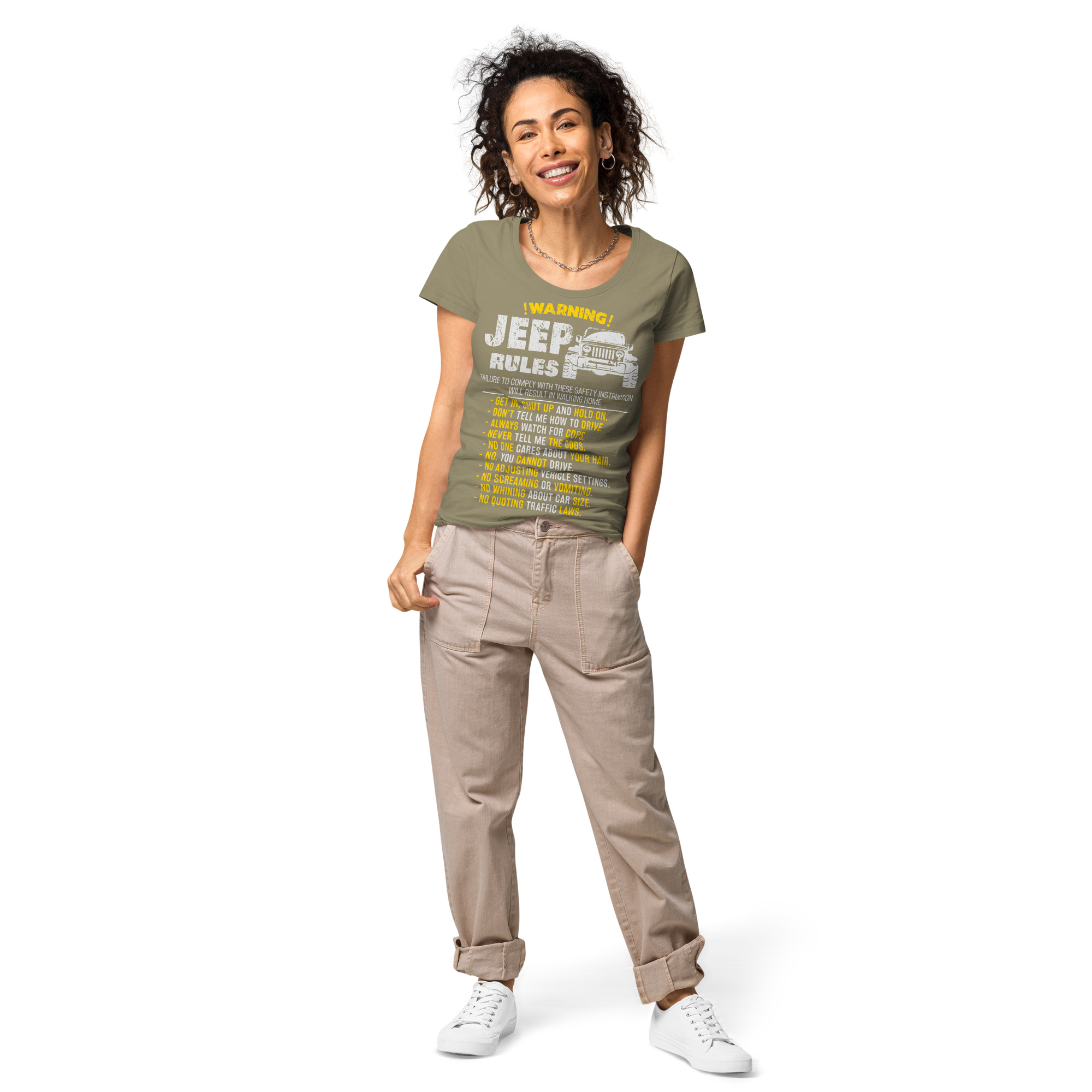 Jeep Rules Women's basic organic t-shirt - Jeep Active