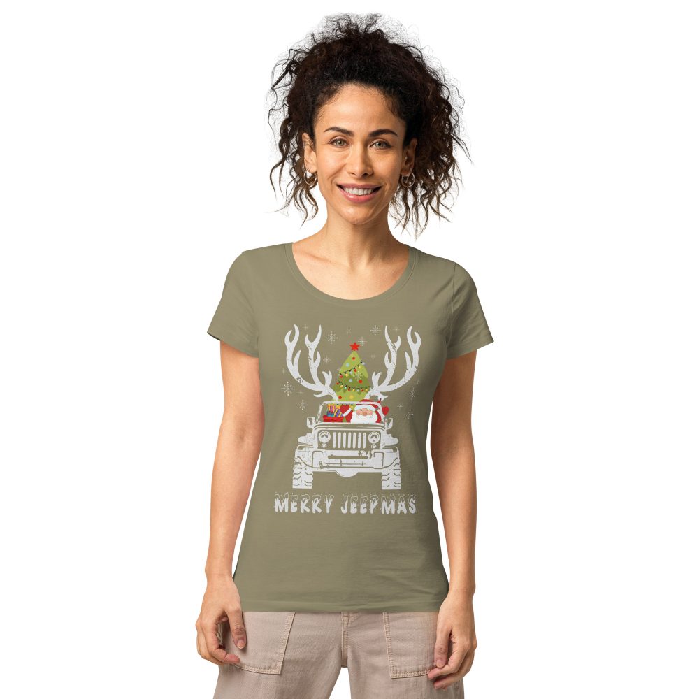 Jeep Christmas Shirt, Merry Jeepmas Women’s basic organic t-shirt-Jeep Active