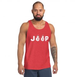 Jeep Christmas Shirt, snowman jeep Tank Top-Jeep Active