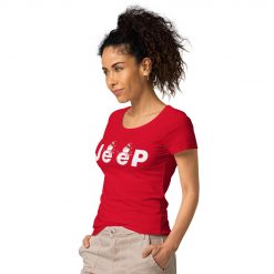 Jeep Christmas Shirt, snowman jeep Women’s basic organic t-shirt-Jeep Active