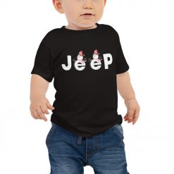 Jeep Christmas Shirt, Snowman jeep Baby Jersey Shirt-Jeep Active
