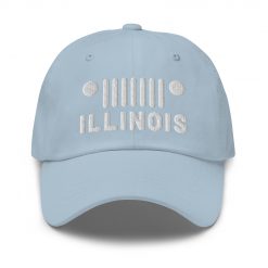 Jeep Illinois Hat (Embroidered Dad Cap) Jeep hats for men and woman, Gorras jeep-Jeep Active