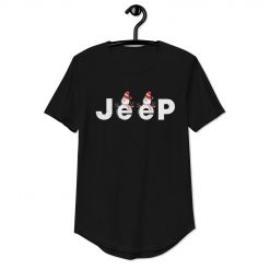 Jeep Christmas Shirt, Snowman jeep Men’s Curved Hem T-Shirt-Jeep Active