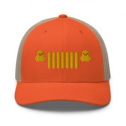 Jeep duck duck (Embroidered Trucker Cap) Duck jeep hat-Jeep Active
