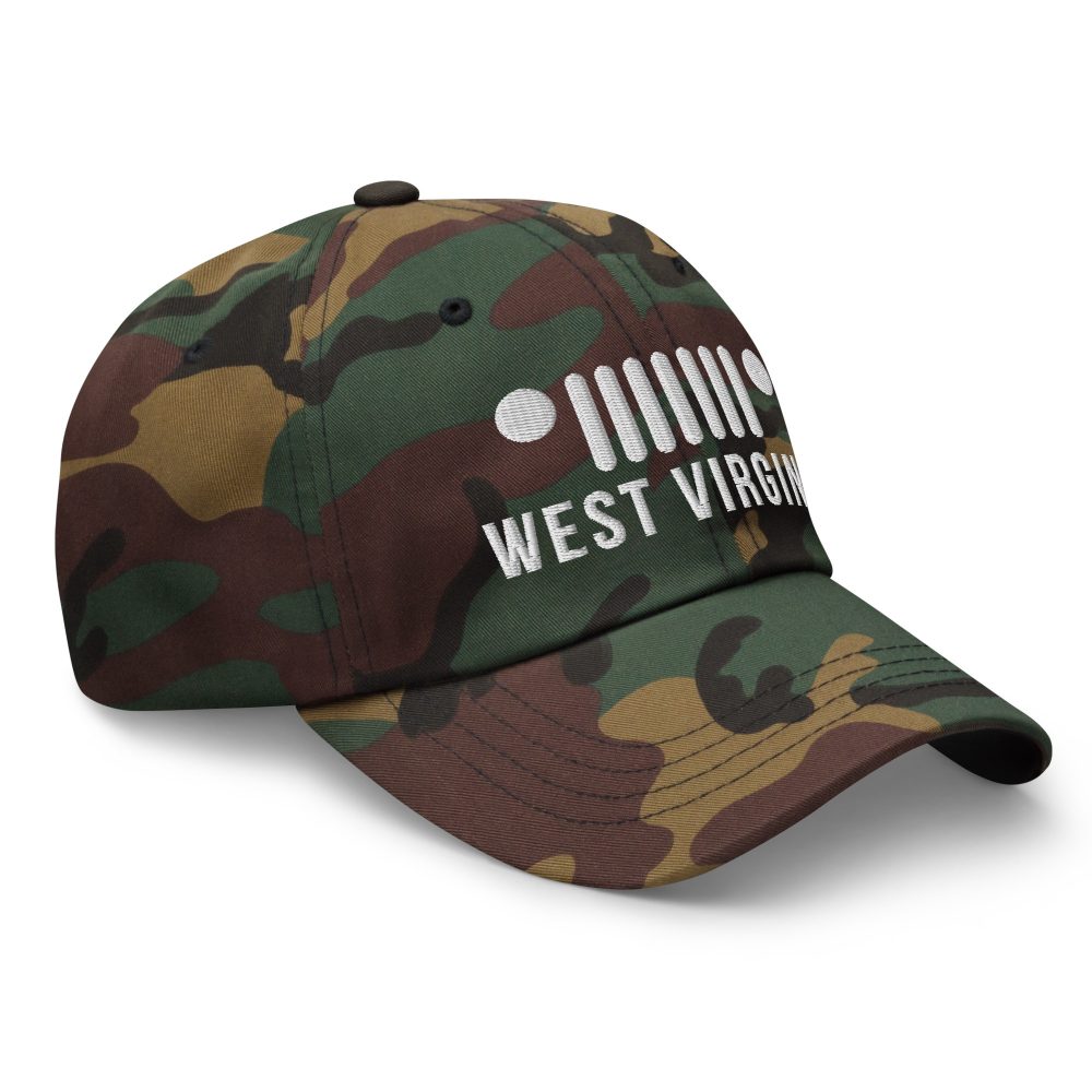 Jeep West Virginia Hat (Embroidered Dad Cap) Jeep hats for men and woman, Gorras jeep-Jeep Active