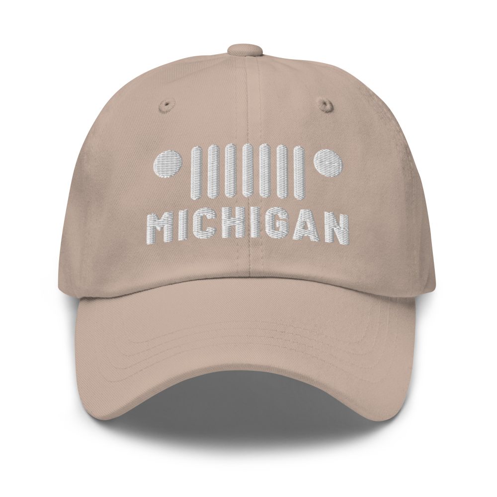 Jeep Michigan Hat (Embroidered Dad Cap) Jeep hats for men and woman, Gorras jeep-Jeep Active