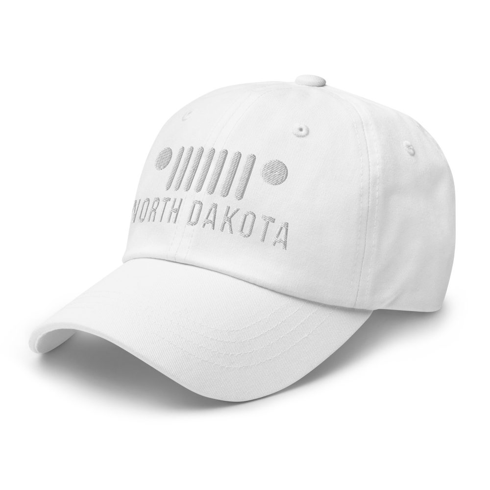 Jeep North Dakota Hat (Embroidered Dad Cap) Jeep hats for men and woman, Gorras jeep-Jeep Active