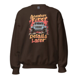 unisex crew neck sweatshirt dark chocolate front 69e8c5d053cdd.jpg