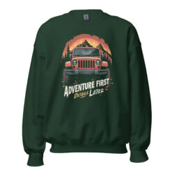 unisex crew neck sweatshirt forest green front 69e6a0d305a4c.jpg