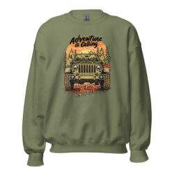 unisex crew neck sweatshirt military green front 69e7d38dbf295.jpg