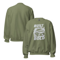 unisex crew neck sweatshirt military green front and back 69ee7ddbcdae9.jpg
