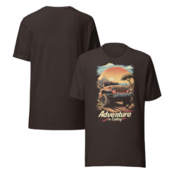 unisex staple t shirt brown front and back 69ec9e580074d.jpg