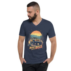 unisex v neck tee navy front 69f261bf5c76d.jpg