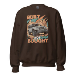 unisex crew neck sweatshirt dark chocolate front 69fb2db8f3e45.jpg