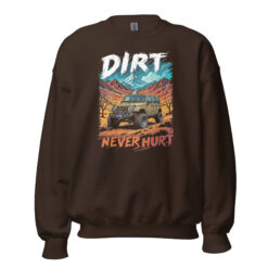 unisex crew neck sweatshirt dark chocolate front 6a10689a96451.jpg