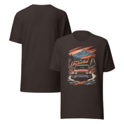 unisex staple t shirt brown front and back 6a10a295dfb17.jpg