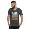 unisex v neck tee dark grey heather front 6a106b376b25c.jpg