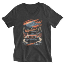 unisex v neck tee dark grey heather front 6a10a1c2c9861.jpg