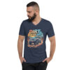 unisex v neck tee navy front 69fb6e841661a.jpg