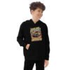 Explore The Uncharted - Mountain Pass Off-Road Kids Fleece Hoodie - Black - Image 1