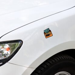 Dirt Never Hurt - Yellow 4X4 Overland Rig Sticker - Image 2
