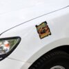 Explore The Uncharted - Orange 4X4 Overland Rig Sticker - Image 1