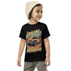 Explore The Uncharted - Mini Explorer 4X4 Toddler Tee - Image 1