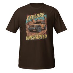 Explore The Uncharted - Explore Uncharted 4X4 Unisex T-Shirt - Dark Chocolate - Image 5