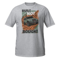 Built Not Bought - Olive Green 4X4 Rig Unisex T-Shirt - Sport Grey - Image 6