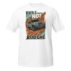 Built Not Bought - Olive Green 4X4 Rig Unisex T-Shirt - White - Image 1