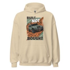Built Not Bought - Custom Crawler Off-Road Unisex Hoodie - Sand - Image 4
