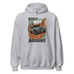 Built Not Bought - Custom Crawler Off-Road Unisex Hoodie - Sport Grey - Image 2