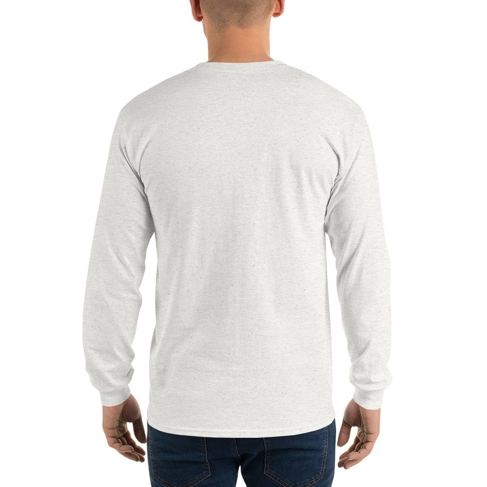 Built Not Bought - Winch Recovery Off-Road Men's Long Sleeve Shirt - Ash, Sand, Sport Grey - Image 6