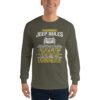 unisex long sleeve shirt military green front 6aa5601f467c9.jpg