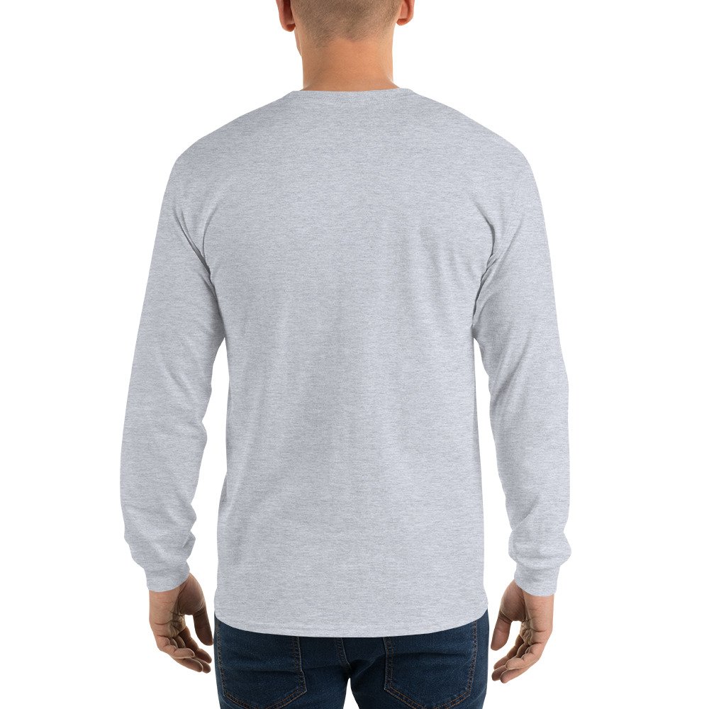 Built Not Bought - Winch Recovery Off-Road Men's Long Sleeve Shirt - Ash, Sand, Sport Grey - Image 3