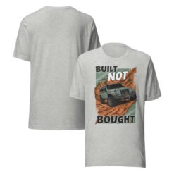 Built Not Bought - Sage Mountain 4X4 Unisex Graphic Tee - Athletic Heather - Image 4