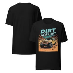 Dirt Never Hurt - Desert Slabs 4X4 Unisex Graphic Tee - Black - Image 1