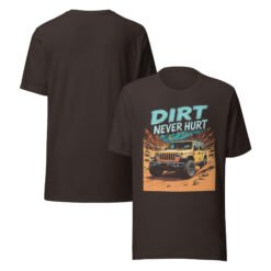 Dirt Never Hurt - Desert Slabs 4X4 Unisex Graphic Tee - Brown - Image 3