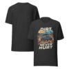 Dirt Never Hurt - Sunset Canyon 4X4 Unisex Graphic Tee - Dark Grey - Image 1