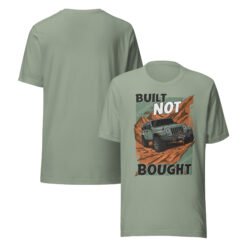 Built Not Bought - Sage Mountain 4X4 Unisex Graphic Tee - Sage - Image 2
