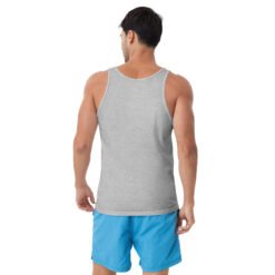 Built Not Bought - Sandstone Trail Off-Road Unisex Tank Top - Athletic Heather, White - Image 3