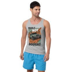 Built Not Bought - Sandstone Trail Off-Road Unisex Tank Top - Athletic Heather - Image 2