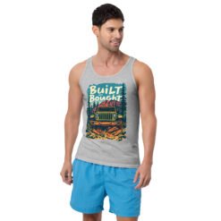 Built Not Bought - Mountain Trail Off-Road Rig Unisex Tank Top - Athletic Heather - Image 2