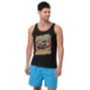 Explore The Uncharted - Orange Rig Off-Road Trail Unisex Tank Top - Black - Image 1