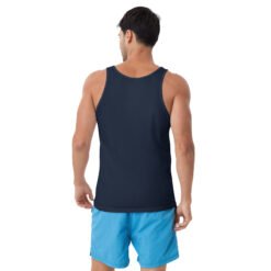 Explore The Uncharted - Orange Rig Off-Road Trail Unisex Tank Top - Black, Navy - Image 4