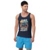 Dirt Never Hurt - Sunset Desert 4X4 Rig Unisex Tank Top - Navy - Image 1
