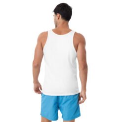 Built Not Bought - Sandstone Trail Off-Road Unisex Tank Top - Athletic Heather, White - Image 4