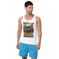 Built Not Bought - Sandstone Trail Off-Road Unisex Tank Top - White - Image 1