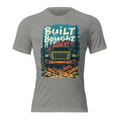 Built Not Bought - Timberline 4X4 Rig Triblend T-Shirt - Athletic Grey Triblend - Image 3