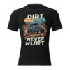 Dirt Never Hurt - Winch Bumper 4X4 Rig Triblend T-Shirt - Charcoal-Black Triblend - Image 1